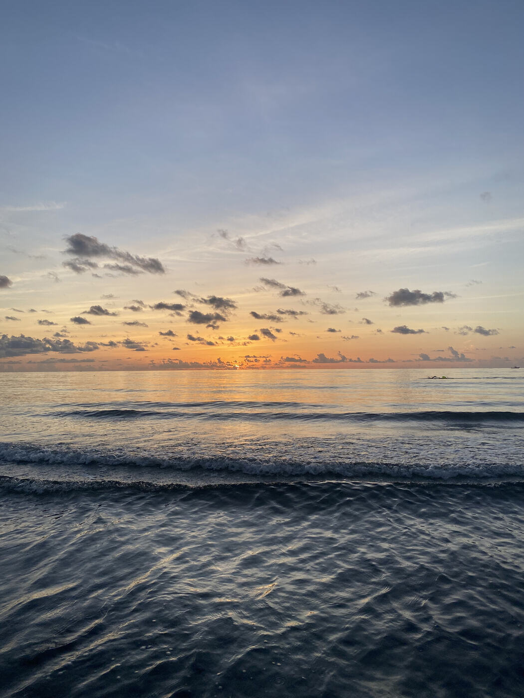 The ocean at dawn